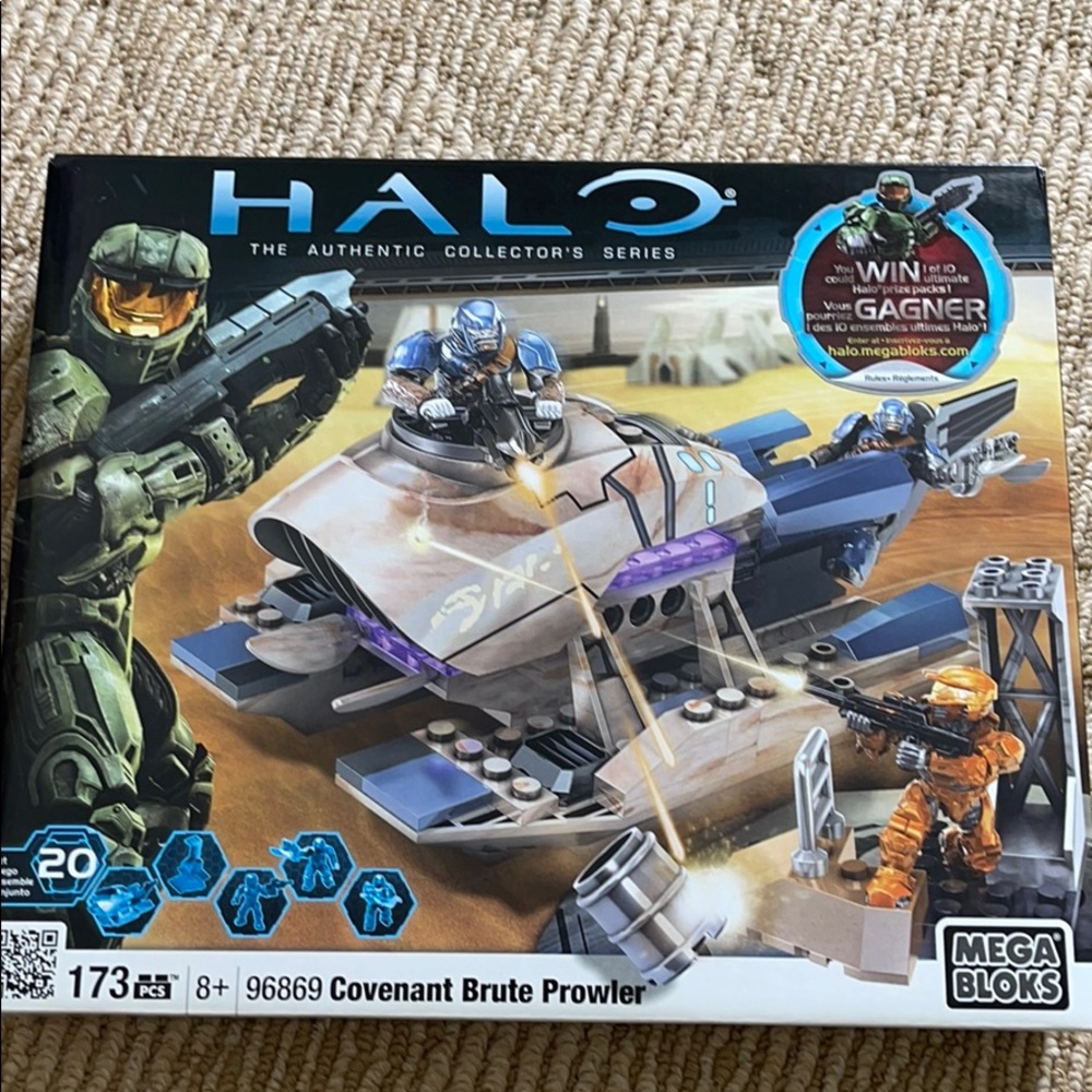 NEW Mega Bloks Halo Covenant Brute Prowler